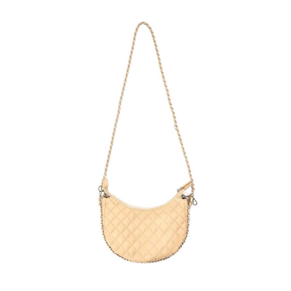NEW BC HANDBAGS clifton quilted crossbody bag in beige